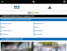 Tablet Screenshot of bmw-berlin-marathon.com
